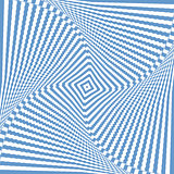 Illusion of rotation wavy movement. Abstract blue backdrop. 