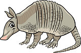 armadillo animal cartoon illustration