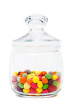 Candy in a glass jar