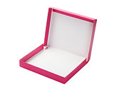Open Pink Paper Box
