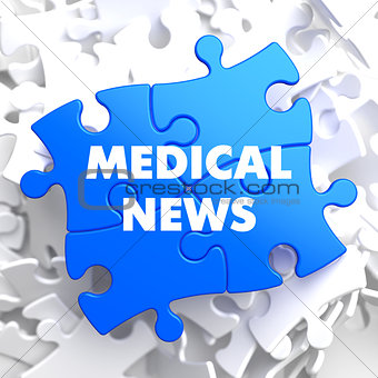 Medical News on Blue Puzzle.