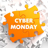 Cyber Monday on Yellow Puzzle.