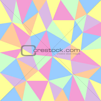 triangular pastel background