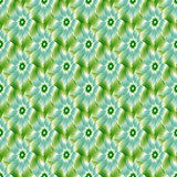 Pale Blue Green and White Flower tiled