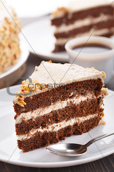 Moco cake with almond