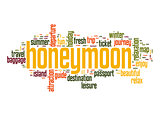 Honeymoon word cloud