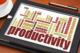 productivity word cloud 