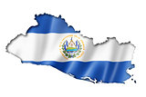 Salvadoran flag map