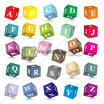 Vector alphabet blocks
