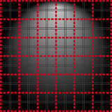 Red grid on a lighting background