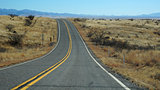 Scenic of Highway 163 through Monument Valley, Arizona