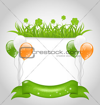 cute nature background for St. Patrick's Day