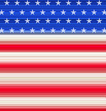 Abstract American Flag for Independence Day