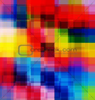 Abstract multicolored overlay background