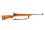 old bolt action rifle isolated