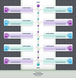 Modern timeline design template. eps 10