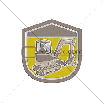 Metallic Mechanical Digger Excavator Shield Retro