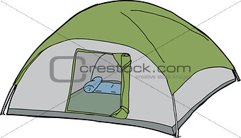Isolated Tent