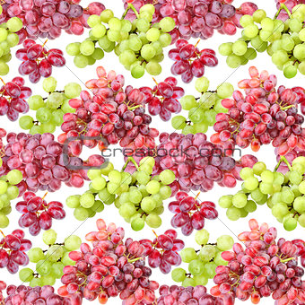 Seamless pattern of grape