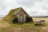 Geirsstadir turf church in eastern Iceland