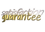 inscription Satisfaction guarantee