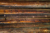 Detail of wooden textured wall