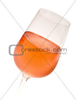 Wineglass With Pink Wine