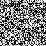 Circles and swirls seamless pattern eps 10