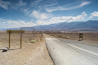 road across death valley