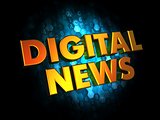 Digital News - Gold 3D Words.