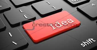 Idea on Red Keyboard Button.