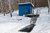 Place for winter swimming.