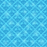 Blue Seamless Pattern Background