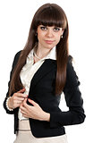 Portrait of business woman brunette