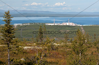 Kola nuclear power plant in the mountains vone hibiny