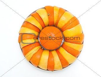 Orange and lemon fruits