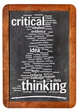 critical thinking word cloud