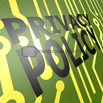 PCB Board with privacy policy