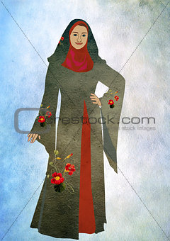 Muslim Arab woman