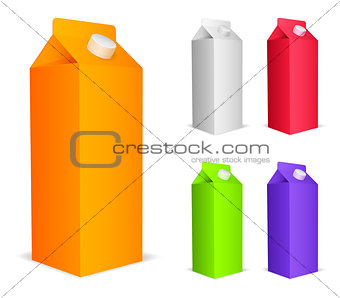 Color juice packs.