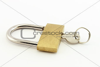 Padlock and Keys