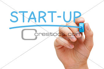 Start-up Blue Marker