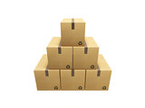 pile of cardboard box