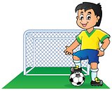 Soccer theme image 1