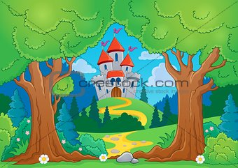 Tree theme with castle 1