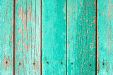 Old green wooden fence background
