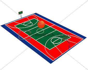 basketball field