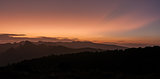 Sunset over Shira Cathedral and Plateau, Kilimanjaro