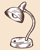 Table lamp sketch
