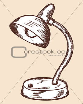 Table lamp sketch